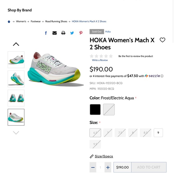 HOKA Mach X 2 New In Box Women’s - Picture 5 of 14
